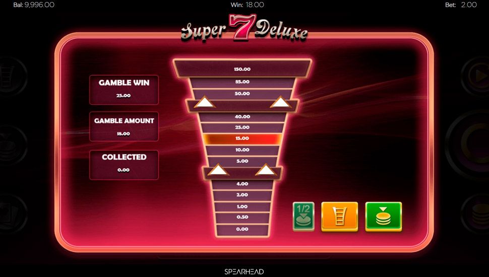 Super 7 Deluxe slot bonus