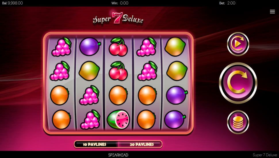 Super 7 Deluxe slot gameplay