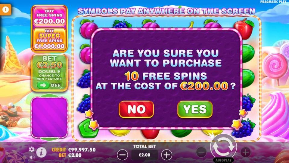 Sweet Bonanza 1000 slot Bonus Buy