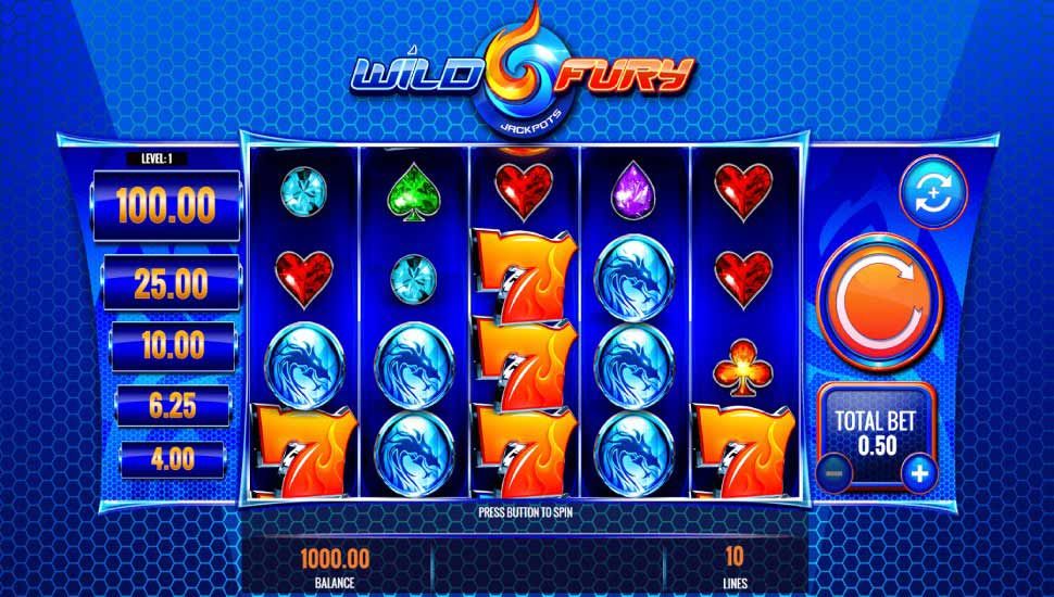 Wild Fury Jackpots rozgrywka