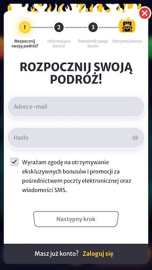 Zarejestruj Konto